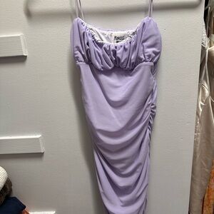 Princess Polly Light Purple Ruched Dress